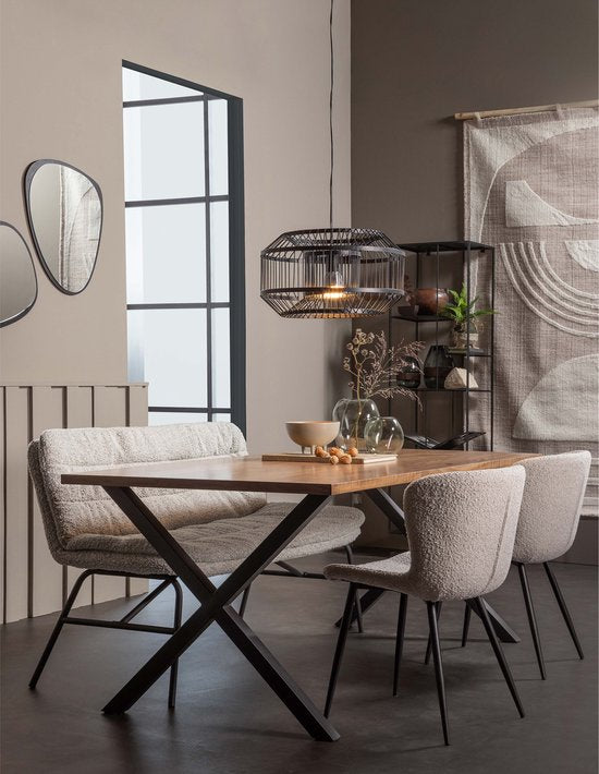 WOOOD Exclusive Esila Hanglamp - Metaal - Zwart