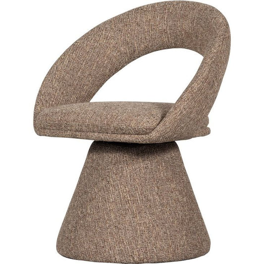 WOOOD Winter Draaibare Eetkamerstoel - Naturel Melange/Beige - 80x63x57 cm