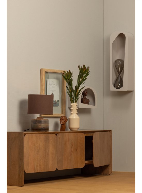 WOOOD Wanddeco Noam - Hout - Dust - 35x24x15