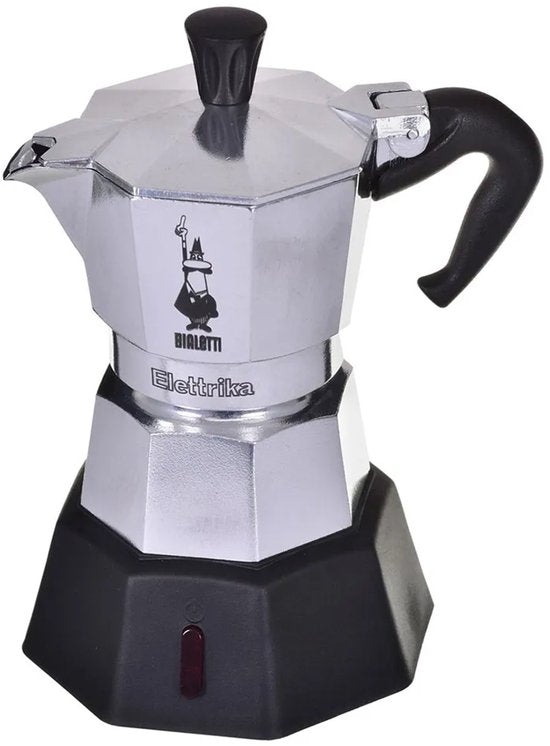 Bialetti Moka Elektrika 2 Kops – Elektrische Percolator – 230V – Aluminium – Italiaanse Espresso Maker