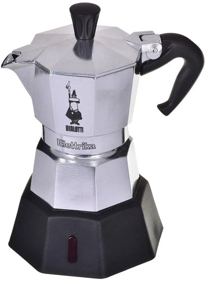 Bialetti Moka Elektrika 2 Kops – Elektrische Percolator – 230V – Aluminium – Italiaanse Espresso Maker