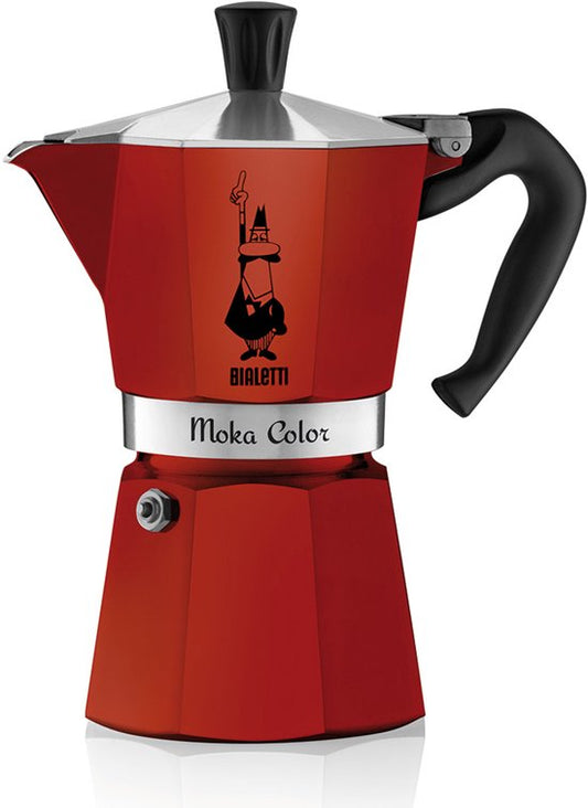 Bialetti Moka Express 6 Kops Rood – Espressopot – Aluminium – 270 ml