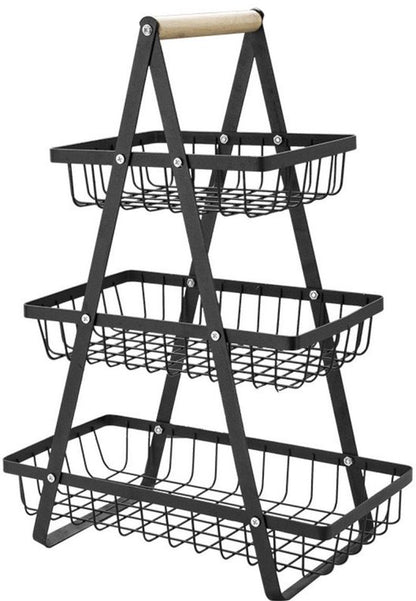 Ceruzo Fruitrek met Handvat -3 Lagen Etagere