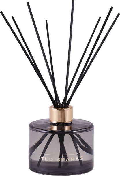 Ted Sparks - Geurkaars & Geurstokjes Diffuser - Gift Set - Patchouli & Musk ( Kaars heeft geen lont)
