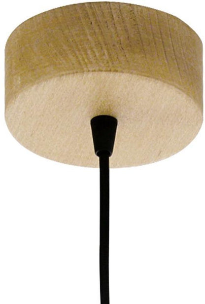 EGLO Vintage Avoltri - Hanglamp - 1 Lichts - Eiken Tweede kans