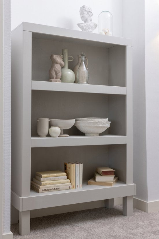 WOOOD Bonk Open Kast - Grenen - Mist - 160x103x37