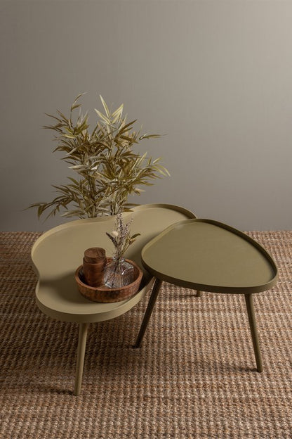 WOOOD Mae Bijzettafel - Grenen/MDF - Alpaca - 35x100x58