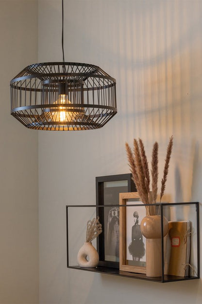 WOOOD Exclusive Esila Hanglamp - Metaal - Zwart