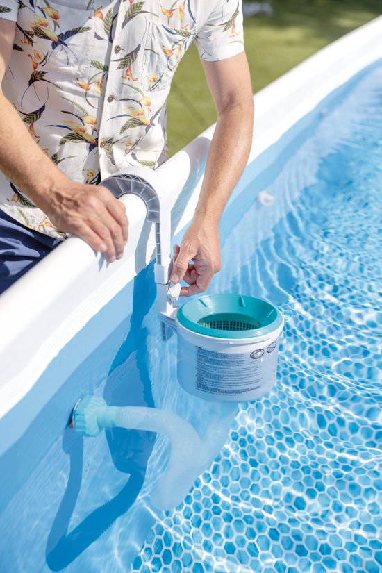 Intex Deluxe oppervlakte skimmer voor wandmontage