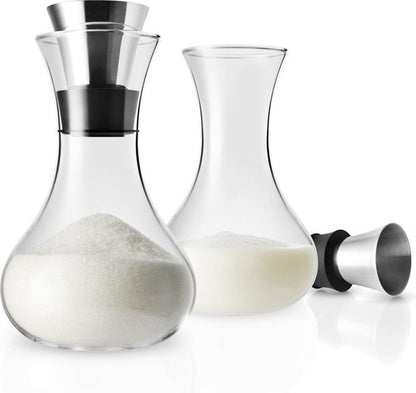 Eva Solo - Melk en Suiker Set van 2 Stuks - Transparant - Borosilicaatglas - Roestvast Staal - Siliconen Tweede kans