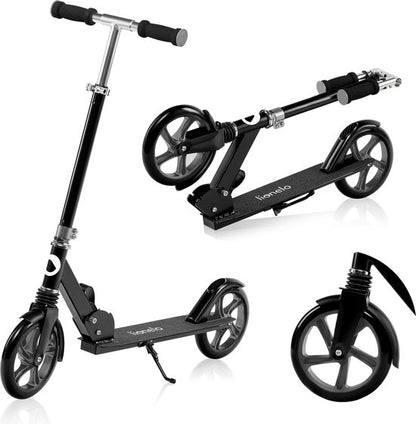 Lionelo Luca Step - Opvouwbare Scooter tot 100 kg - ABEC-7 Lagers - 200 mm Wielen - ShockResist Demping - 3 Hoogte-instellingen Tweede kans