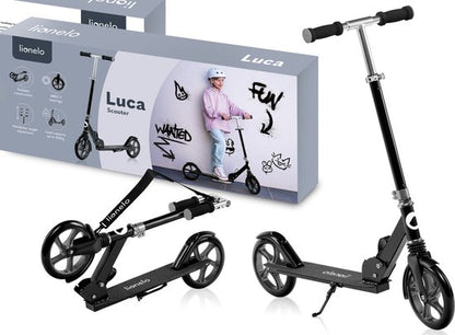 Lionelo Luca Step - Opvouwbare Scooter tot 100 kg - ABEC-7 Lagers - 200 mm Wielen - ShockResist Demping - 3 Hoogte-instellingen Tweede kans