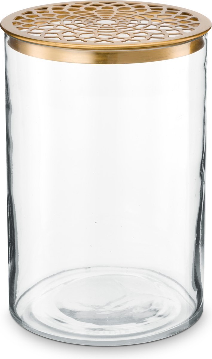 vtwonen - Basic - Vaas - Transparant - Glas - 12,5x19cm