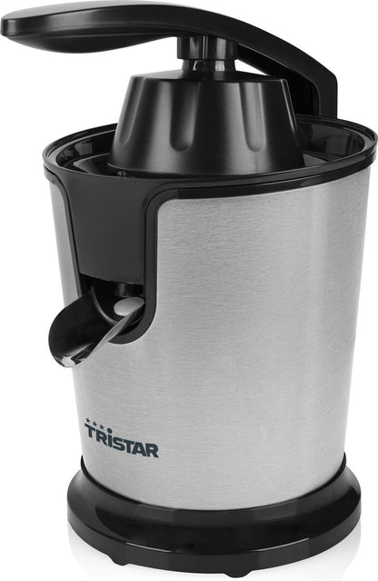 Tristar Citruspers Elektrisch - CP-3002 - 85W - Incl. 2 perskegels, pulpfilter, druppelstop - RVS