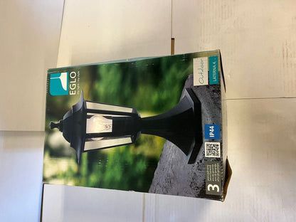 EGLO Laterna 4 Sokkellamp Buiten - E27 - 38,5 cm - Zwart Tweede kans