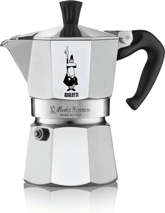 Bialetti Moka Express - Percolator - 4 kops - Aluminium Tweede kans