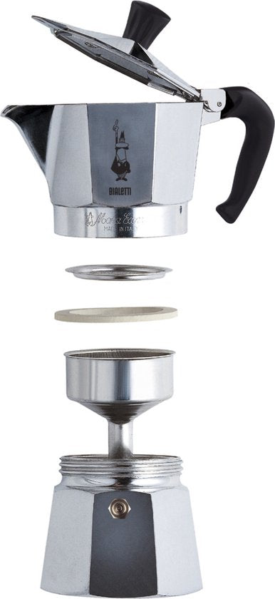 Bialetti Moka Express - Percolator - 4 kops - Aluminium Tweede kans