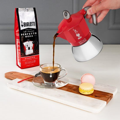 Bialetti Moka Induction - Percolator - Rood - 2 kops Tweede kans