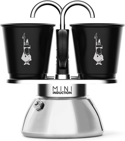 Bialetti Mini Express - Percolator - 2 kops - inductiegeschikt - met 2 kopjes Tweede kans