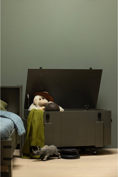 WOOOD Bobby Opbergkist - Grenenhout - Forrest - 55x100x56 cm