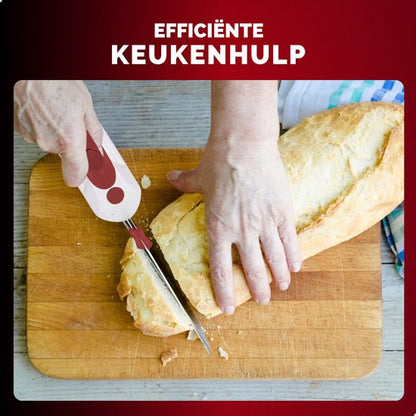 Beper BP.790- Elektrisch Mes - Elektrisch Broodmes - Vlees - Groente - Fruit - Broodsnijder - Vaatwasserbestendige messen - Wit Tweede kans