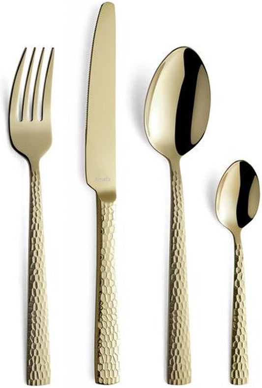 Retourdeal Amefa Felicity Champagne - 24 delige bestekset - 6 persoons - RVS - Vaatwasmachinebestendig - 6 personen