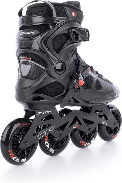 Tempish - Ezza 90 - Skeelers - Volwassenen - Zwart - Rood - 43 Retourkans