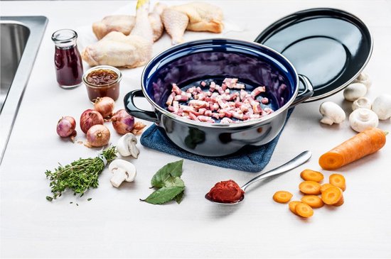 BK Fortalit Braadpan 30 cm/5 L - Inductie - PFAS-vrij - Met deksel Tweede kans