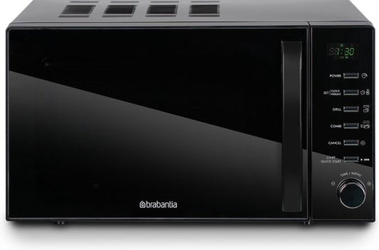 Brabantia BBEK1145DG Magnetron met Grillfunctie - Vrijstaand - 13 automatische kookprogramma's Tweede kans