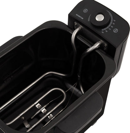 Inventum GF431B - Frituurpan - 3 liter - Tot 190 graden - 2200 watt - Koude zone - Friteuse - Zwart Tweede kans