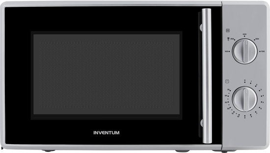 Inventum MN205SZ - Vrijstaande solo-magnetron - 20 liter - 700 watt - RVS/Zwart Tweede kans