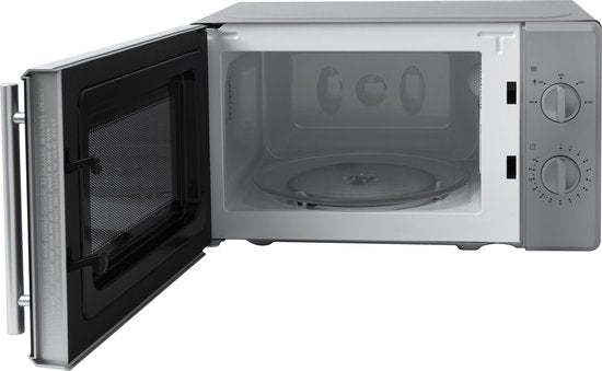 Inventum MN205SZ - Vrijstaande solo-magnetron - 20 liter - 700 watt - RVS/Zwart Tweede kans