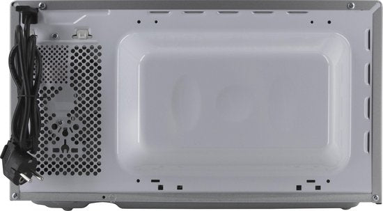 Inventum MN205SZ - Vrijstaande solo-magnetron - 20 liter - 700 watt - RVS/Zwart Tweede kans