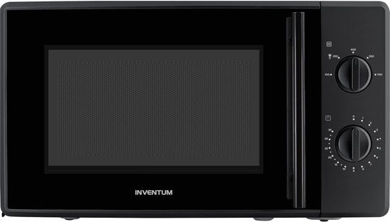 Inventum MN205SB - Vrijstaande solo-magnetron - 20 liter - 700 watt - Zwart