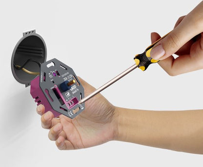 Calex Smart LED Dimmer - Wifi - Inbouw - 5-250W - Fase Aan/Afsnijding - Universeel Tweede kans