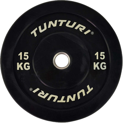 Tunturi Halterschijf 15kg Black - Incl. gratis fitness app