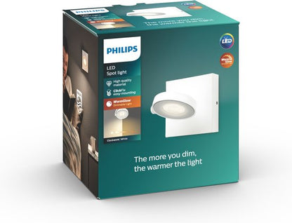 Philips Clockwork - Opbouwspot - 1 Lichtpunt - wit - 1 x 500lm  Tweede kans