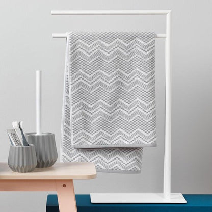 Sealskin Tube - Handdoekrek 2-armig vrijstaand - voor 2 handdoeken - Wit Tweede kans