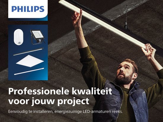 Philips ProjectLine professionele energiezuinige schijnwerper - LED paneel - 30 W tweede kans