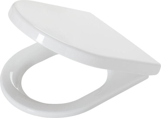 Tiger Stax - WC bril - Toiletbril met deksel - Soft Close - Easy Clean functie - Thermoplast - Wit Tweede kans