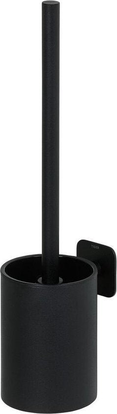 Tiger Colar - Wc borstel met houder - Zonder te boren - Zelfklevend 3M tape - Zwart Tweede kans