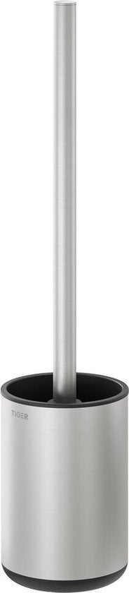 Tiger Cooper - Toiletborstel met houder vrijstaand - RVS geborsteld / Zwart Tweede kans