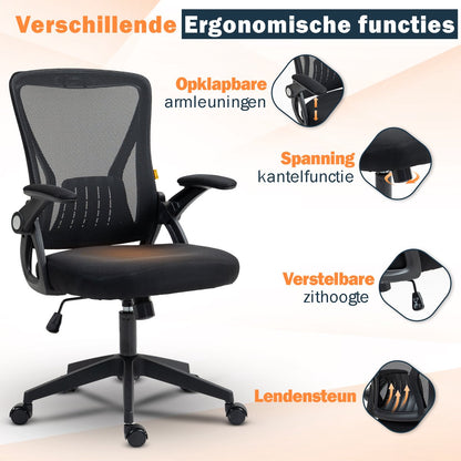 Ergonomische Bureaustoel - Kantoorstoel - Bureaustoel voor Volwassenen - Office Chair - Bureau Stoel