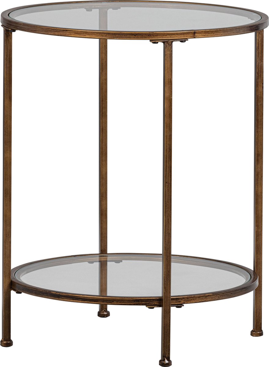 WOOOD Goddess Too Bijzettafel - Antique Brass - 56x46x46