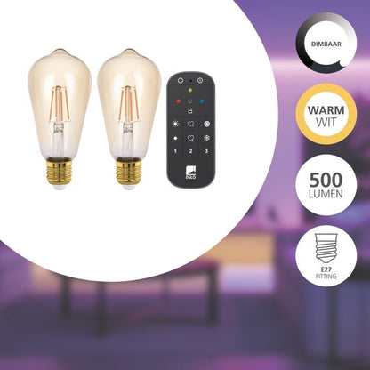 EGLO connect.z Smart LED Lamp - E27 - Ø 12,5 cm - 2200K Tweede kans