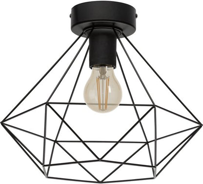 EGLO Tarbes Plafondlamp - E27 - Ø 32,5 cm - Zwart Tweede kans