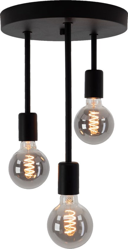 EGLO Wilmcote Plafondlamp - E27 - Ø 28 cm - Zwart Tweede kans