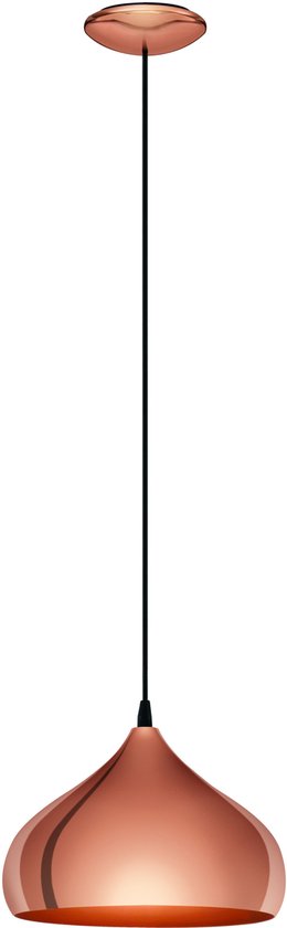EGLO Hapton Hanglamp - E27 - Ø 29 cm - Koper Tweede kans