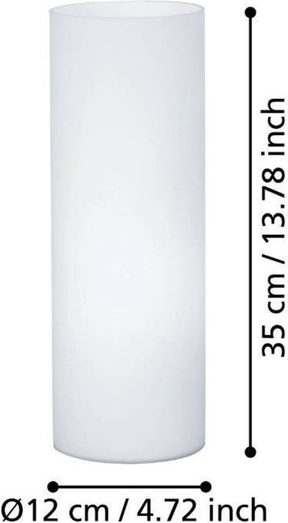 EGLO Geo Tafellamp - E27 - 35 cm - Wit Tweede kans
