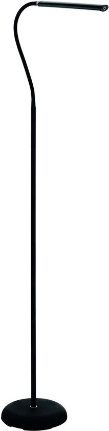 EGLO Laroa Vloerlamp - Staande lamp - Leeslamp - LED - 130 cm - Zwart - Dimbaar tweede kans